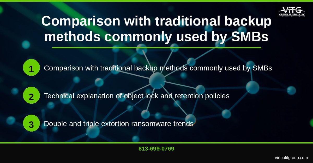 Ransomware attack attempt blocked by immutable backup system showing protected data files | Immutable Backups Explained: Why Ransomware Cannot Touch Them Central Florida